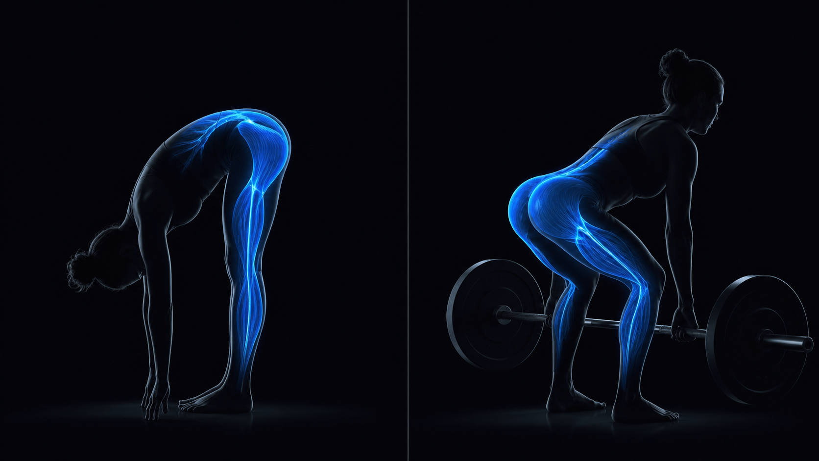 Forward-bend vs Deadlift mobility chain visualization — why mobility is the foundation of movement